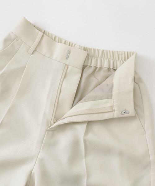 SENSE OF PLACE by URBAN RESEARCH（センスオブプレイスバイアーバンリサーチ）の「ウールライクバミューダパンツ（その他パンツ・レディース・アイボリー/チャコールグレー/グレー系その他・MEDIUM/SMALL）」の11枚目の写真