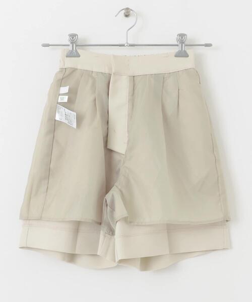 SENSE OF PLACE by URBAN RESEARCH（センスオブプレイスバイアーバンリサーチ）の「ウールライクバミューダパンツ（その他パンツ・レディース・アイボリー/チャコールグレー/グレー系その他・MEDIUM/SMALL）」の13枚目の写真