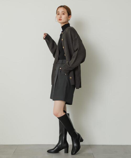 SENSE OF PLACE by URBAN RESEARCH（センスオブプレイスバイアーバンリサーチ）の「ウールライクバミューダパンツ（その他パンツ・レディース・アイボリー/チャコールグレー/グレー系その他・MEDIUM/SMALL）」の19枚目の写真