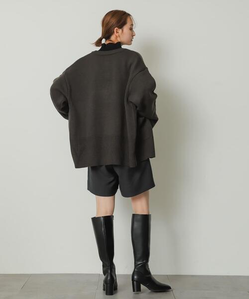 SENSE OF PLACE by URBAN RESEARCH（センスオブプレイスバイアーバンリサーチ）の「ウールライクバミューダパンツ（その他パンツ・レディース・アイボリー/チャコールグレー/グレー系その他・MEDIUM/SMALL）」の20枚目の写真