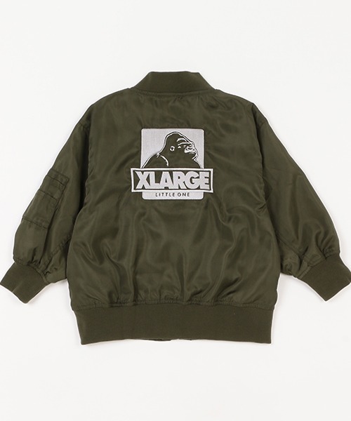 XLARGE KIDS（エクストララージキッズ）の「ＭＡ－１（MA-1・キッズ・ブラック/カーキ・140cm/110cm/120cm/130cm/100cm）」の3枚目の写真