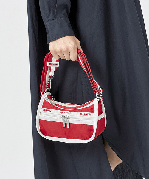 【LeSportsac】SPECTATOR ROUGE RED SMALL LOAF CROSSBODY★ LeSportsac Spectator Rouge Red Small Loaf Crossbody - Red