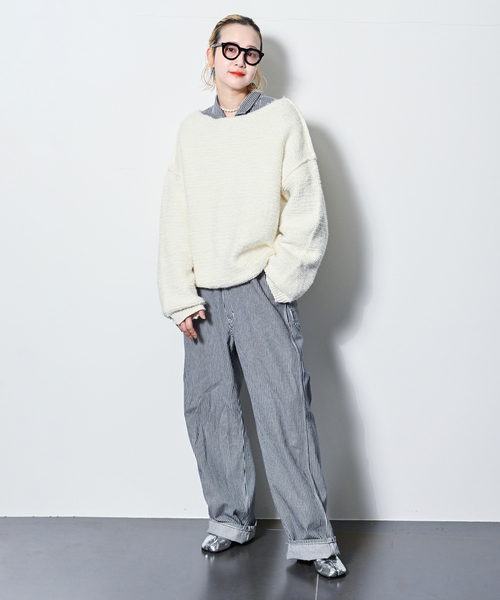 Lee(リー)の「【LEE /リー】UNION ALLS:オールインワン(つなぎ/オールインワン・レディース・アイボリー・SMALL)」の3枚目の写真