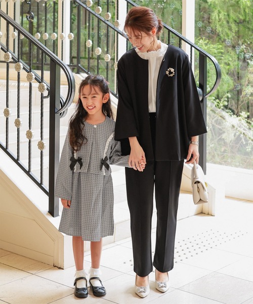 セレモニー ] [ ストレッチ × ノーアイロン ] ジャケット+パンツ 細