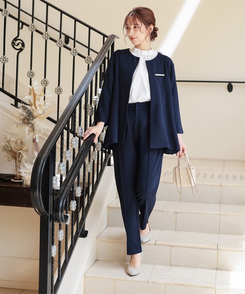 セール】[ セレモニー ] [ ストレッチ × ノーアイロン ] ジャケット+