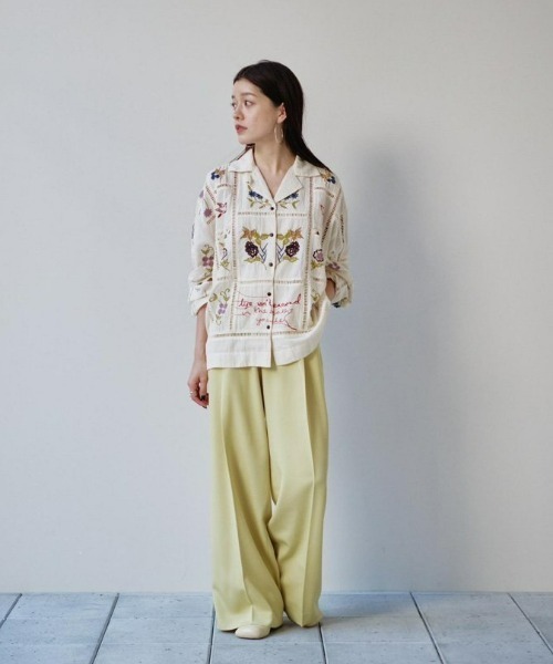 TODAYFUL（トゥデイフル）の「タックワイドトラウザース（デニムパンツ・レディース・ブラック/ダークブラウン/ライトグリーン・36inch/38inch）」の20枚目の写真