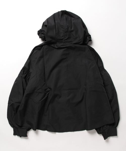 O.S.K（オーエスケー）の「[O.S.K]ベイビー フーディーフリルブラウス（シャツ/ブラウス・レディース・ホワイト/ブラック・FREE）」の8枚目の写真