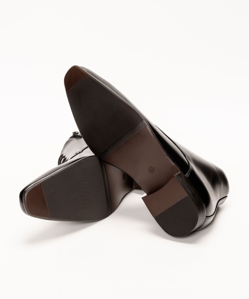 MM/ONE（エムエムワン）の「プレーントゥ 外羽根 ドレスブーツ ビジネス（ブーツ・メンズ・ブラック・40/41/44/46/43/42/45）」の11枚目の写真