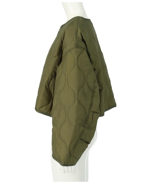 Settimissimo（セッティミッシモ）の「コークーンスリーブキルトショートジャケット（その他アウター・レディース・カーキ/ブラック・FREE）」の22枚目の写真