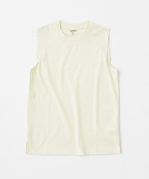 UNFIL（アンフィル）の「UNFIL アンフィル / organic cotton jersey sleeveless Tee オーガニックコットンジャージースリーブレスティー / WFSP-UW146（Tシャツ/カットソー）」