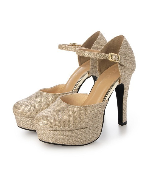 DULCIS REGALO（ドルキス レガロ）の「ElvisLuce(エルビスルーチェ)11cmヒールストームセパレートストラップパンプス（パンプス・レディース・ゴールド/シルバー/ブラック・M/L/S/LL）」の10枚目の写真