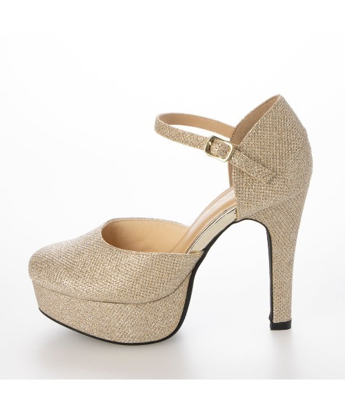 DULCIS REGALO（ドルキス レガロ）の「ElvisLuce(エルビスルーチェ)11cmヒールストームセパレートストラップパンプス（パンプス・レディース・ゴールド/シルバー/ブラック・M/L/S/LL）」の13枚目の写真