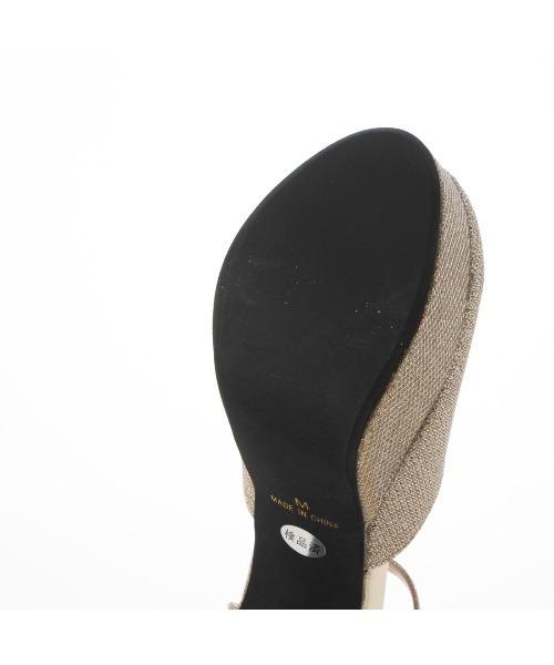 DULCIS REGALO（ドルキス レガロ）の「ElvisLuce(エルビスルーチェ)11cmヒールストームセパレートストラップパンプス（パンプス・レディース・ゴールド/シルバー/ブラック・M/L/S/LL）」の22枚目の写真