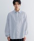 SINSS（シンス）の「Loose fit stripe shirt / ルーズフィットストライプシャツ（シャツ/ブラウス・SMALL）」