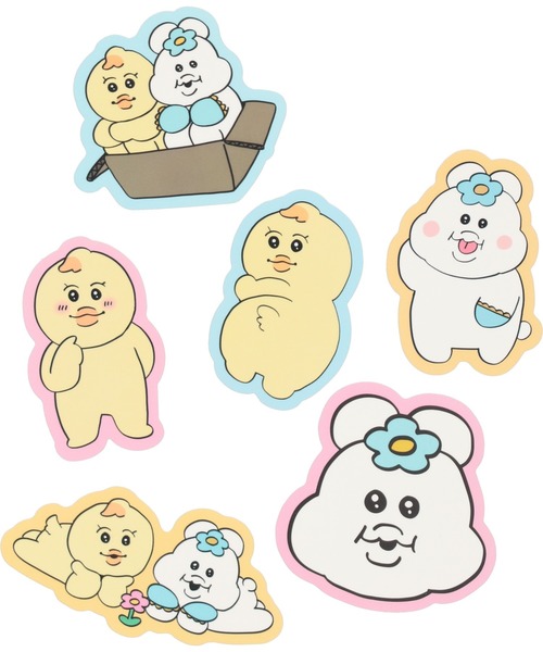 SPINNS（スピンズ）の「【んぽちゃむ】ダイカットステッカーミニ（ステッカー/テープ・レディース・A/C/D/E/F/B・ONESIZE）」の7枚目の写真