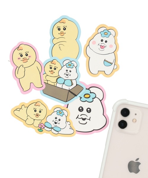 SPINNS（スピンズ）の「【んぽちゃむ】ダイカットステッカーミニ（ステッカー/テープ・レディース・A/C/D/E/F/B・ONESIZE）」の8枚目の写真