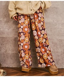 anap mimpi | レトロフラワー 裏毛 ワイドパンツ(その他パンツ)