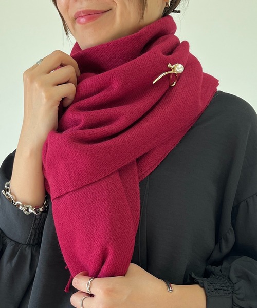 un dix cors(アンディコール)の「パールウェーブブローチ(ブローチ/コサージュ・レディース・ゴールド・FREE)」の9枚目の写真