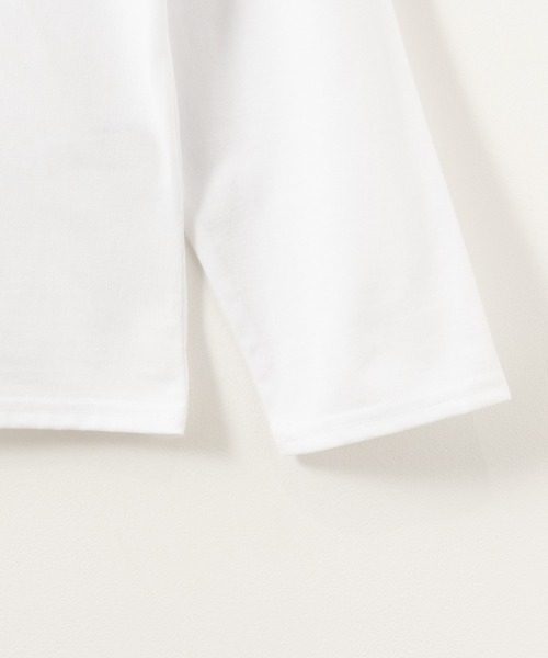 NAVY(ネイビー)の「NAVY 無地クルーネック長袖Tシャツ(Tシャツ/カットソー・メンズ・ホワイト/グレイッシュベージュ/ネイビー/ブラック/チャコールグレー・L/XXL/S/M/XL)」の8枚目の写真