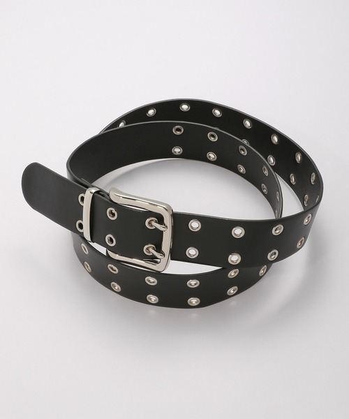 Anui(アニュイ)の「【UNISEX】Wハトメベルト(ベルト・レディース・オフホワイト/ブラック・FREE)」の14枚目の写真