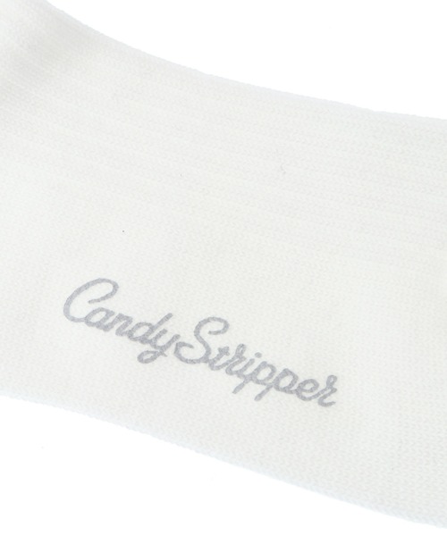 Candy Stripper（キャンディストリッパー）の「CATCH ME RIB ソックス（ソックス/靴下・レディース・ライトブルー/ブラック/オフホワイト/ピンク・FREE）」の11枚目の写真