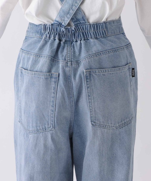 repipi armario（レピピ アルマリオ）の「フロントZIPサロペ（サロペット/オーバーオール・キッズ・ホワイト/ブルー・SMALL/LARGE/MEDIUM）」の11枚目の写真