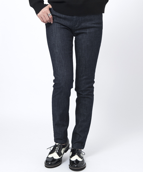 MILKFED.(ミルクフェド)の「DENIM SKINNY PANTS(その他パンツ・レディース・インディゴブルー・SMALL/MEDIUM/X-SMALL)」の1枚目の写真