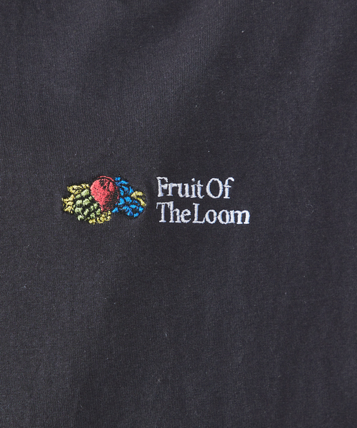 FRUIT OF THE LOOM（フルーツオブザルーム）の「【FRUIT OF THE LOOM】ワンポイント刺繍＆プリント クルーネック ショートスリーブ Tシャツ（Tシャツ/カットソー・メンズ・グレー系その他/ブラック/ホワイト/ブラック系その他/ホワイト系その他/グレー・M/XL/L）」の13枚目の写真