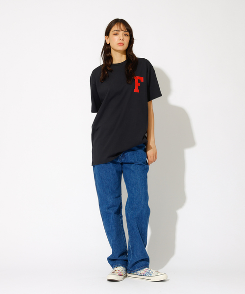 FRUIT OF THE LOOM（フルーツオブザルーム）の「【FRUIT OF THE LOOM】ワンポイント刺繍＆プリント クルーネック ショートスリーブ Tシャツ（Tシャツ/カットソー・メンズ・グレー系その他/ブラック/ホワイト/ブラック系その他/ホワイト系その他/グレー・M/XL/L）」の19枚目の写真