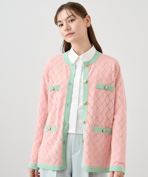 【セール】プレイドパターンバイカラー カーディガン（カーディガン/ボレロ）｜ANAYI（アナイ） mdprevattcaulkingandwaterproofing.com