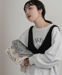 round logo sweat tops / ラウンドロゴスウェットトップス