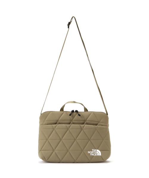 THE NORTH FACE(ザノースフェイス)の「THE NORTH FACE/ザ・ノース・フェイス Geoface Pouch ジオフェイスポーチ NM32356(ショルダーバッグ・レディース・ブラック/グレー/カーキ/アイボリー・FREE)」の4枚目の写真