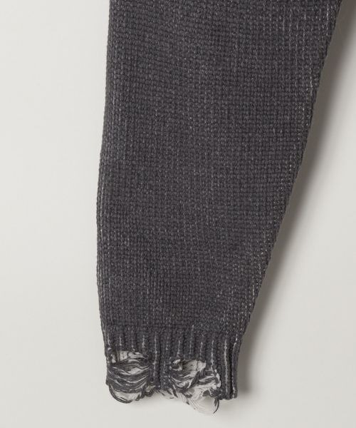 JEANASIS(ジーナシス)の「3Gペイントクラッシュプルオーバー/104639(ニット/セーター・レディース・チャコールグレー/ブルー/ライトグレー・FREE)」の17枚目の写真