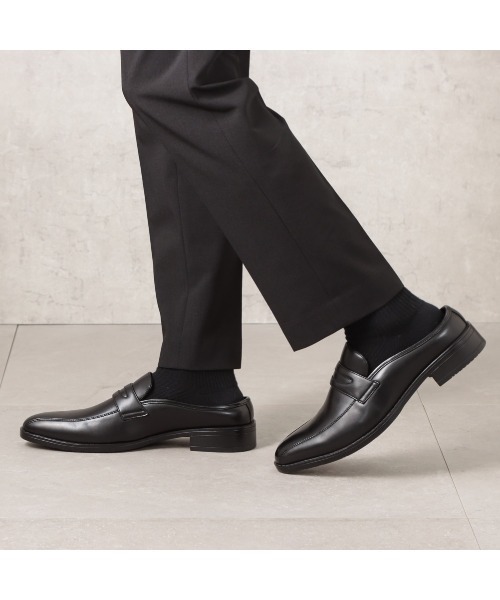 cecilio(セシリオ)の「【cecilio】 <スライドローファー>幅広 3E ビジネスシューズ【24.5cm~28.0cm】(ドレスシューズ・メンズ・ブラック/ブラウン・24.5cm/25.0cm/25.5cm/26.0cm/26.5cm/27.0cm/28.0cm)」の12枚目の写真
