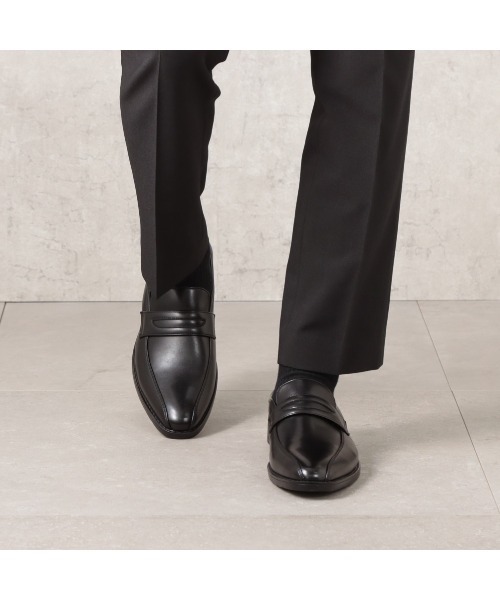 cecilio(セシリオ)の「【cecilio】 <スライドローファー>幅広 3E ビジネスシューズ【24.5cm~28.0cm】(ドレスシューズ・メンズ・ブラック/ブラウン・24.5cm/25.0cm/25.5cm/26.0cm/26.5cm/27.0cm/28.0cm)」の13枚目の写真