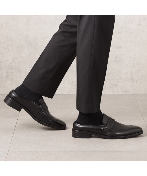 cecilio(セシリオ)の「【cecilio】 <スライドローファー>幅広 3E ビジネスシューズ【24.5cm~28.0cm】(ドレスシューズ・メンズ・ブラック/ブラウン・24.5cm/25.0cm/25.5cm/26.0cm/26.5cm/27.0cm/28.0cm)」の14枚目の写真