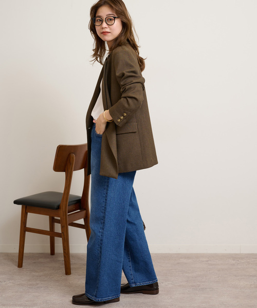 JOURNAL STANDARD relume(ジャーナルスタンダード レリューム)の「《追加2》ストレッチデニムストレート 5ポケット(デニムパンツ・レディース・チャコールグレー/ブルー系その他・36/38/40)」の11枚目の写真