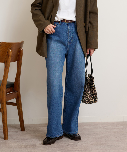JOURNAL STANDARD relume(ジャーナルスタンダード レリューム)の「《追加2》ストレッチデニムストレート 5ポケット(デニムパンツ・レディース・チャコールグレー/ブルー系その他・36/38/40)」の13枚目の写真