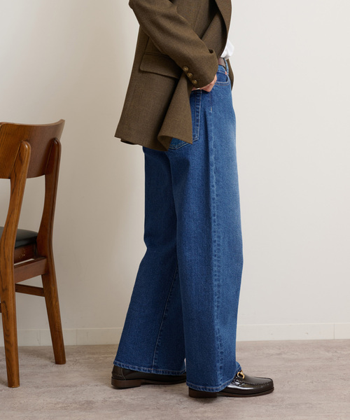 JOURNAL STANDARD relume(ジャーナルスタンダード レリューム)の「《追加2》ストレッチデニムストレート 5ポケット(デニムパンツ・レディース・チャコールグレー/ブルー系その他・36/38/40)」の15枚目の写真