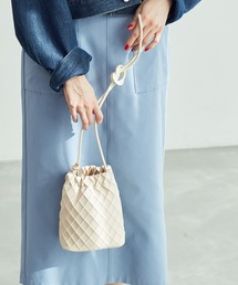 ROPE' PICNIC | スクエアエンボスドロストリングショルダーバッグ(ショルダーバッグ)