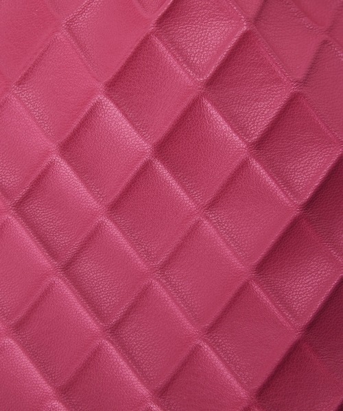 ROPE' PICNIC（ロペピクニック）の「スクエアエンボスドロストリングショルダーバッグ（ショルダーバッグ・レディース・シルバー/ピンク/ブラック/キナリ・FREE）」の20枚目の写真