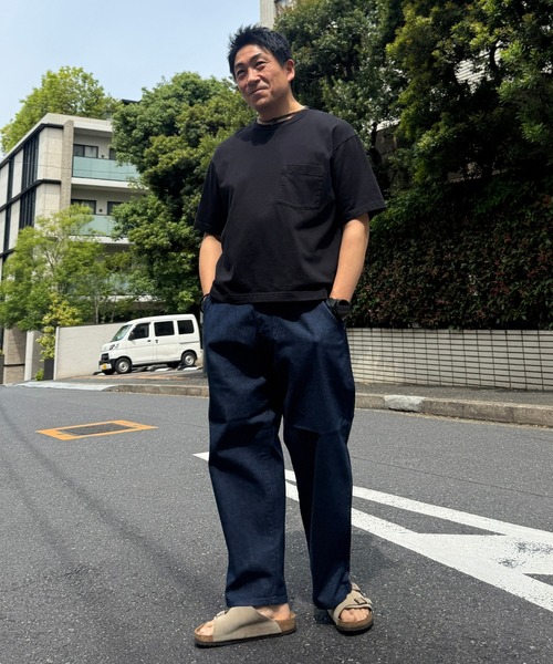 Lee フリージー　イージーパンツ　デニム　XS〜XL ワンサイズ　インディゴ Lee] イージーパンツ Fleeasy デニムパンツ フリーサイズ LM5806