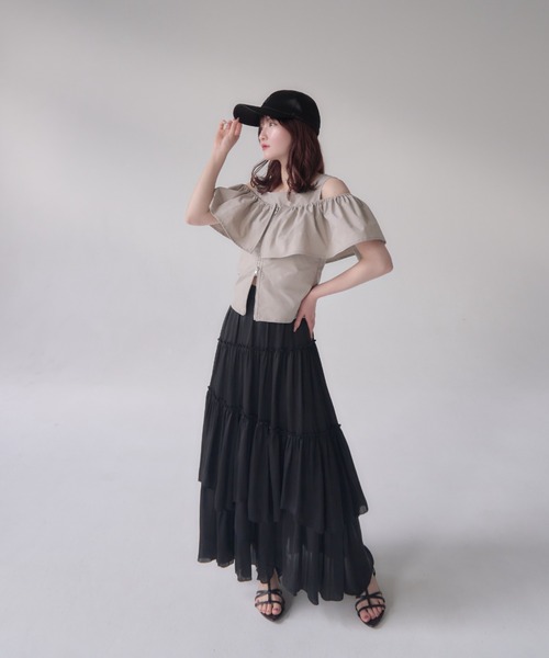 mellowneon（メロウネオン）の「刺繍サテンキャップ（キャップ・レディース・ブラック/グレー/ピンク/ホワイト・FREE）」の21枚目の写真