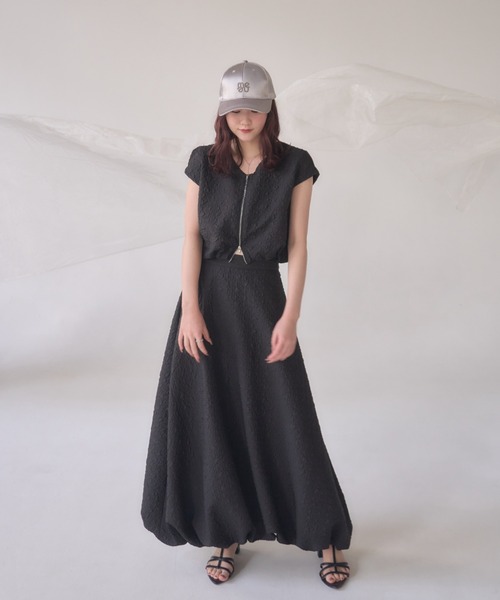 mellowneon（メロウネオン）の「刺繍サテンキャップ（キャップ・レディース・ブラック/グレー/ピンク/ホワイト・FREE）」の11枚目の写真