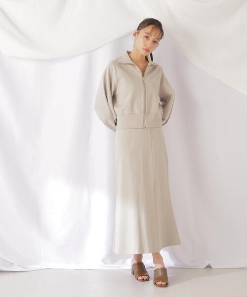 JILL by JILL STUART(ジルバイジルスチュアート)の「◇スウェットランタンブルゾン(ブルゾン・レディース・グレー系その他/ベージュ・FREE)」の12枚目の写真