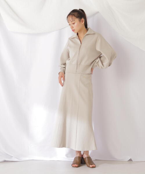 JILL by JILL STUART(ジルバイジルスチュアート)の「◇スウェットランタンブルゾン(ブルゾン・レディース・グレー系その他/ベージュ・FREE)」の13枚目の写真