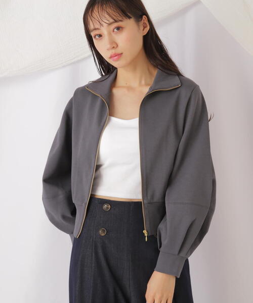 JILL by JILL STUART(ジルバイジルスチュアート)の「◇スウェットランタンブルゾン(ブルゾン・レディース・グレー系その他/ベージュ・FREE)」の3枚目の写真