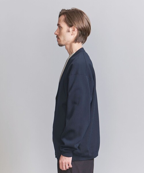 BEAUTY&YOUTH UNITED ARROWS（ビューティーアンドユースユナイテッドアローズ）の「ハイブリッド ミラノリブ Vネック カーディガン ‐ウォッシャブル‐（カーディガン/ボレロ・メンズ・オリーブ/ネイビー/ナチュラル・S/XL/L/M）」の11枚目の写真