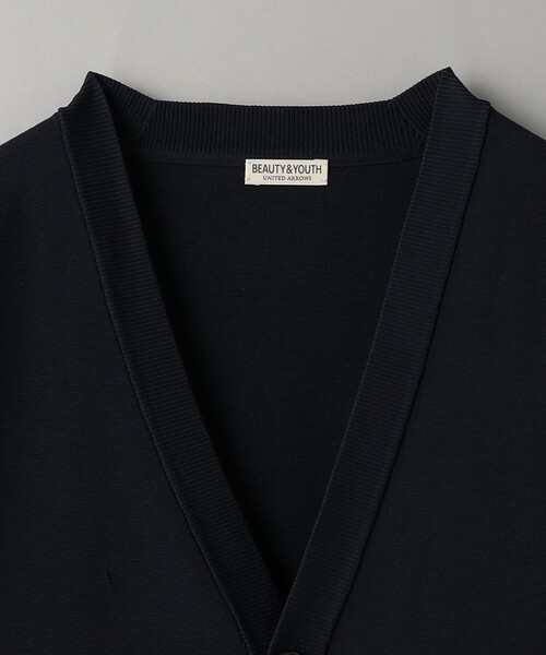 BEAUTY&YOUTH UNITED ARROWS（ビューティーアンドユースユナイテッドアローズ）の「ハイブリッド ミラノリブ Vネック カーディガン ‐ウォッシャブル‐（カーディガン/ボレロ・メンズ・オリーブ/ネイビー/ナチュラル・S/XL/L/M）」の14枚目の写真
