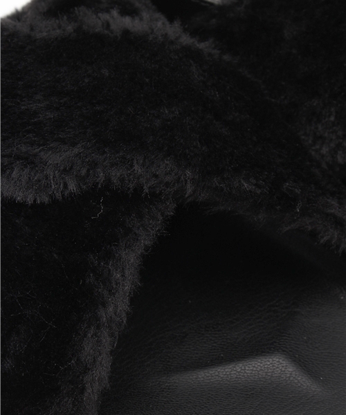 WEGO（ウィゴー）の「WEGO/ ファースポーツサンダル（サンダル・レディース・ベージュ/ブラック・MEDIUM/LARGE）」の11枚目の写真